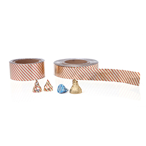 条纹巧克力包装纸